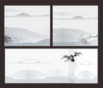 山水背景