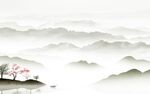 中国风新款山水 tif文件分层