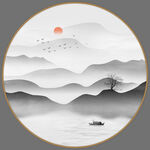 水墨画