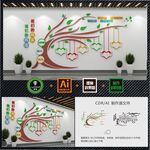 员工风采照片树 公司照片墙图片