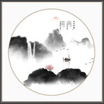 新中式山水画