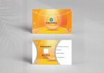 橙色名片