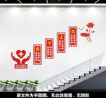 医院楼道文化墙