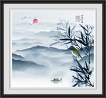 水墨山水画