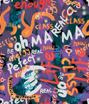 大牌花 数码印花 字母