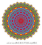 圆形传统花纹