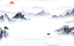 高清 简约山水 tif文件分层