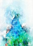 抽象孔雀