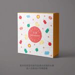 中秋月饼包装礼盒平面图