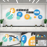 公司企业标语文化墙