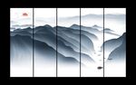 水墨山水画 