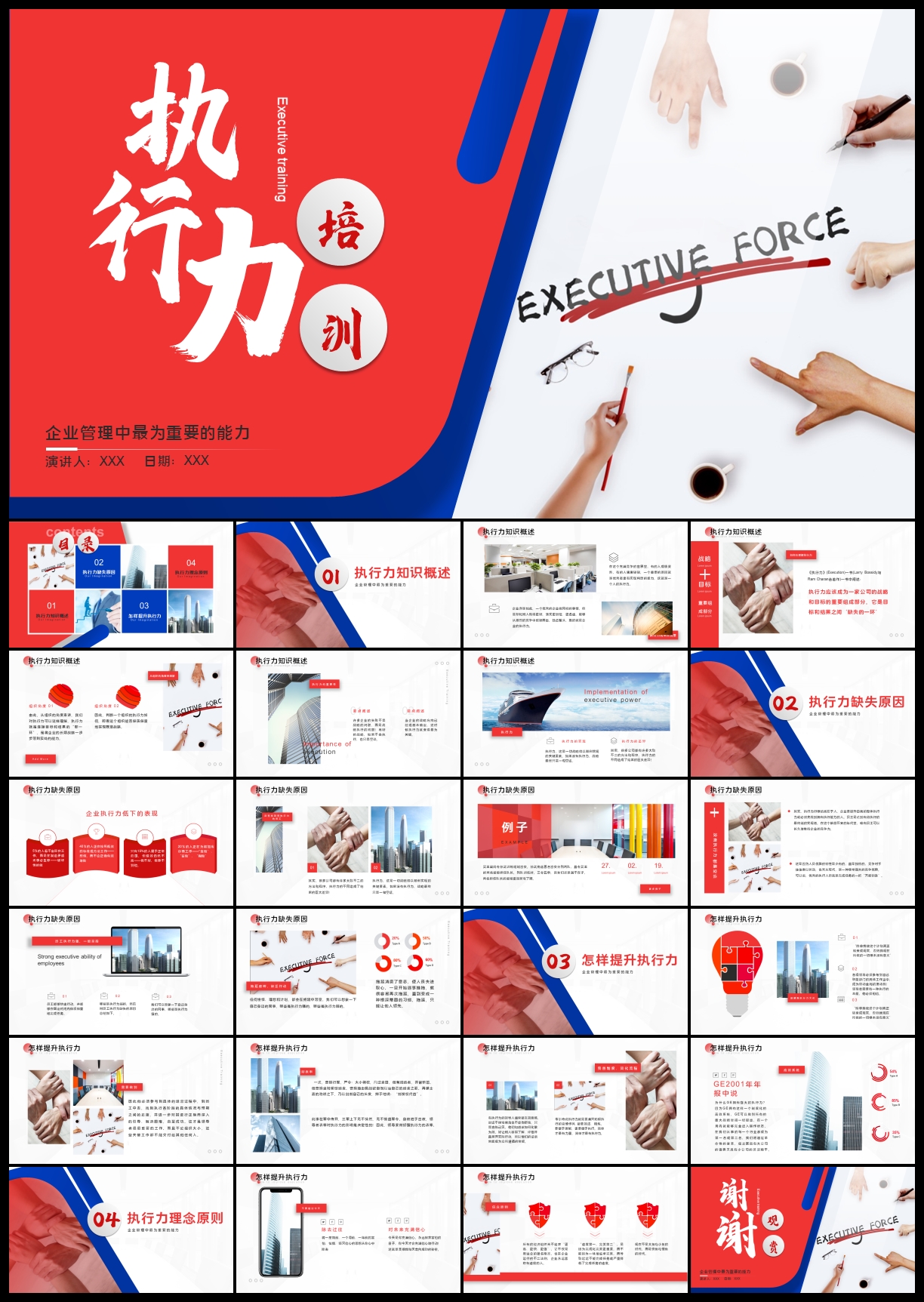 企业培训团队管理员工执行力课件