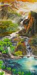 国画山水丹青水墨装饰画