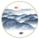 水墨山水