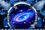 宇宙星空立体画