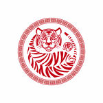 2022年虎年剪纸