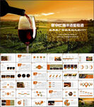 红酒营销汇报PPT模板