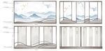 屏风设计  展架设计 