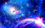 星空婚礼背景