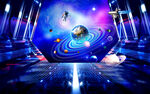 宇宙星空立体画
