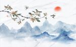 新中式背景墙