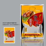 德州扒鸡塑料袋平面图