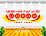 民族团结文化墙