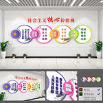 社会主义核心价值观文化墙