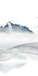 人气玄关画山水 文件分层  