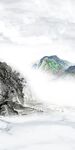 人气新玄关山水 文件分层图 