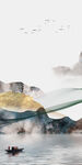 意境玄关山水图 TIF分层画