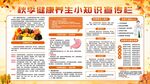 季健康养生小知识宣传栏