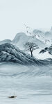 新品玄关画山水 TIF分层图