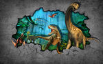 3d恐龙背景墙