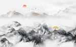 水墨山水画