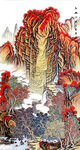山水画招财画水墨画