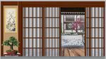 新中式日式背景墙