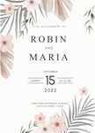 莫兰迪婚礼请柬生日宴迎宾水牌海