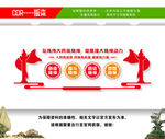 民族精神文化墙