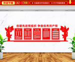 创建先进党组织 文化墙
