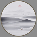 新中式山水画
