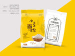 小麦面粉包装 平面图