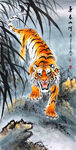 老虎 气吐山河