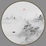 水墨画