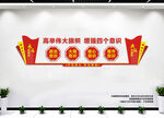 四个意识文化墙