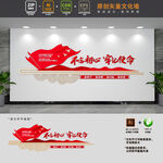 不忘初心牢记使命党建标语文化墙