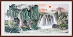 国画山水江山如画