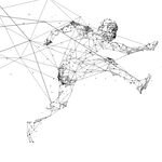 人物几何装饰卡通线条元素