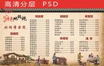 农家菜馆菜单