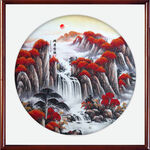 山水画鸿运当头